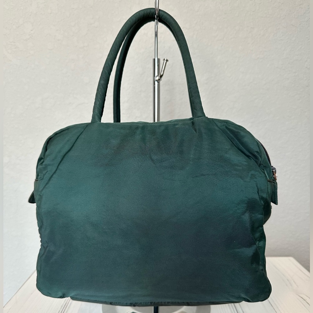 SOLD Prada Nylon Green Tessuto City Tote - Picture 3 of 14